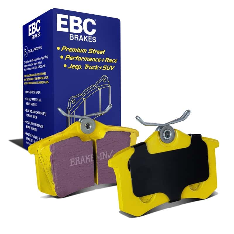 EBC — EBC 10-13 Audi A3 2.0 TD Yellowstuff Rear Brake Pads
Disc Brake Pad - view 2