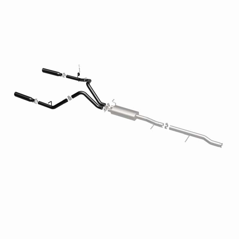 Magnaflow — MagnaFlow SYS Cat-Back 3.5in Black Dual Split Rear Tips 10-13 Chevy Silverado / GMC Sierra 5.3L
Cat-Back - view 9