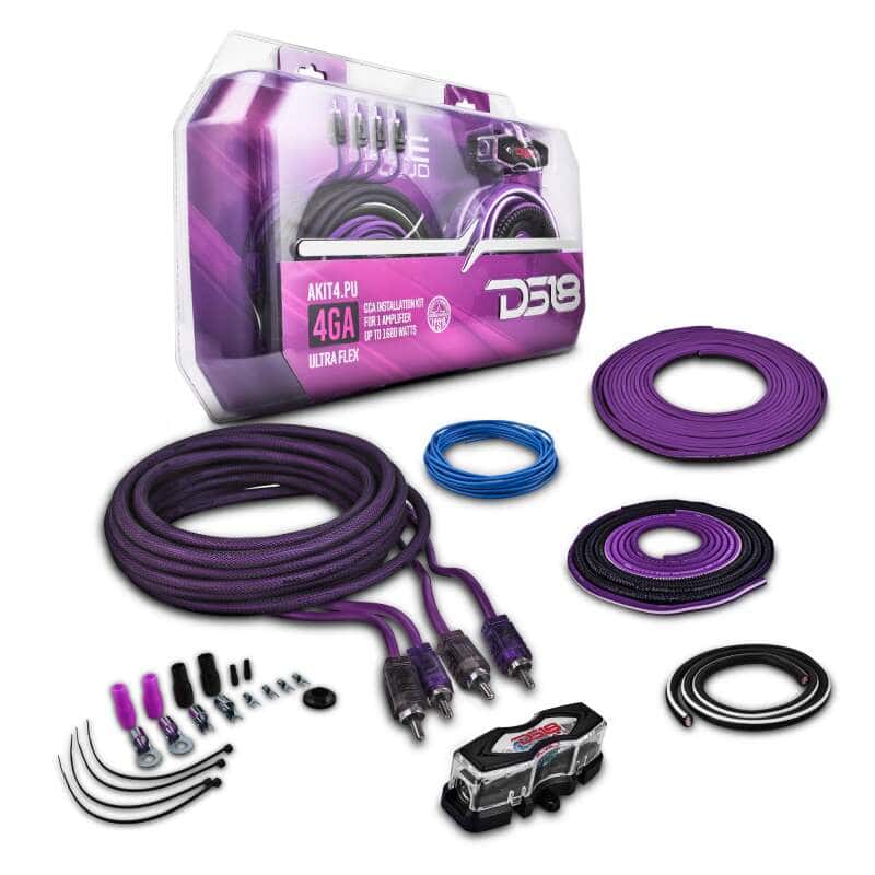 DS18 — DS18 4-GA Amplifier Install Kit Advance- Purple - view 6