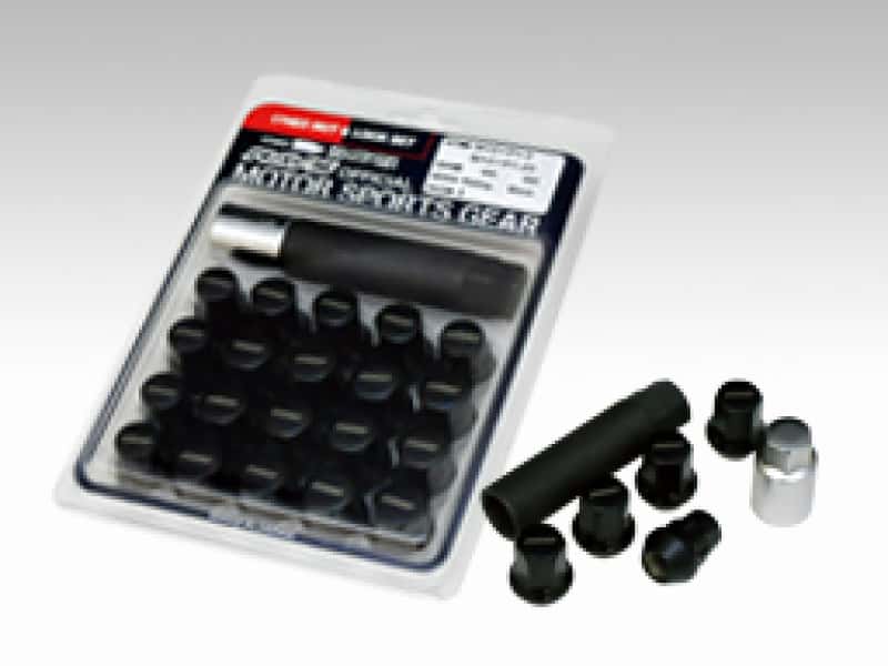 Rays — Rays 17 Hex Racing Nut 12x1.50 (Open End) (Blue Seat) - Black (2 Pieces) - view 1