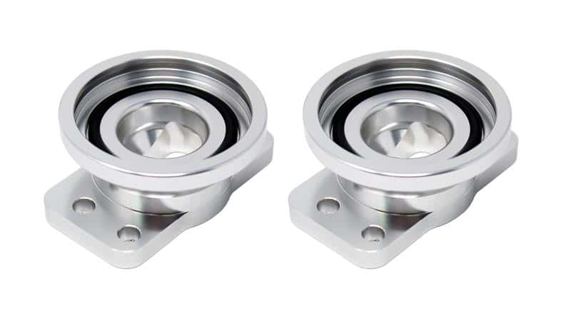 Torque Solution — Torque Solution Dual HKS Blow Off Valve Adapter 2018+ Kia Stinger 3.3T - view 2