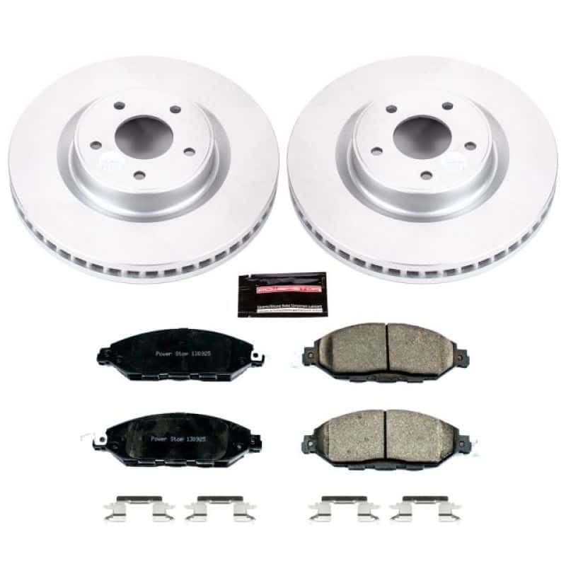 PowerStop — Power Stop 2013 Infiniti JX35 Front Z17 Evolution Geomet Coated Brake Kit - view 1