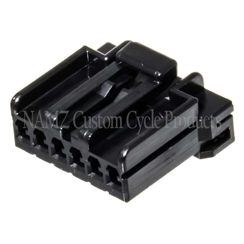 NAMZ — NAMZ AMP Multilock 6-Position Female Wire Plug Housing (HD 73156-96BK) - view 1