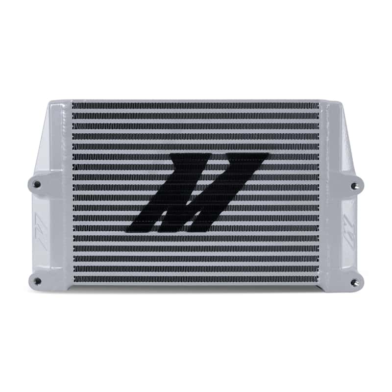 Mishimoto — Mishimoto Heavy-Duty Oil Cooler - 10in. Same-Side Outlets - Silver
Oil Cooler - view 2