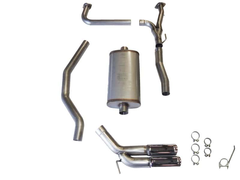 JBA — JBA 04-20 Nissan Titan 5.6L 304SS Pass Side Dual Exit Cat-Back Exhaust
Exhaust System - view 2