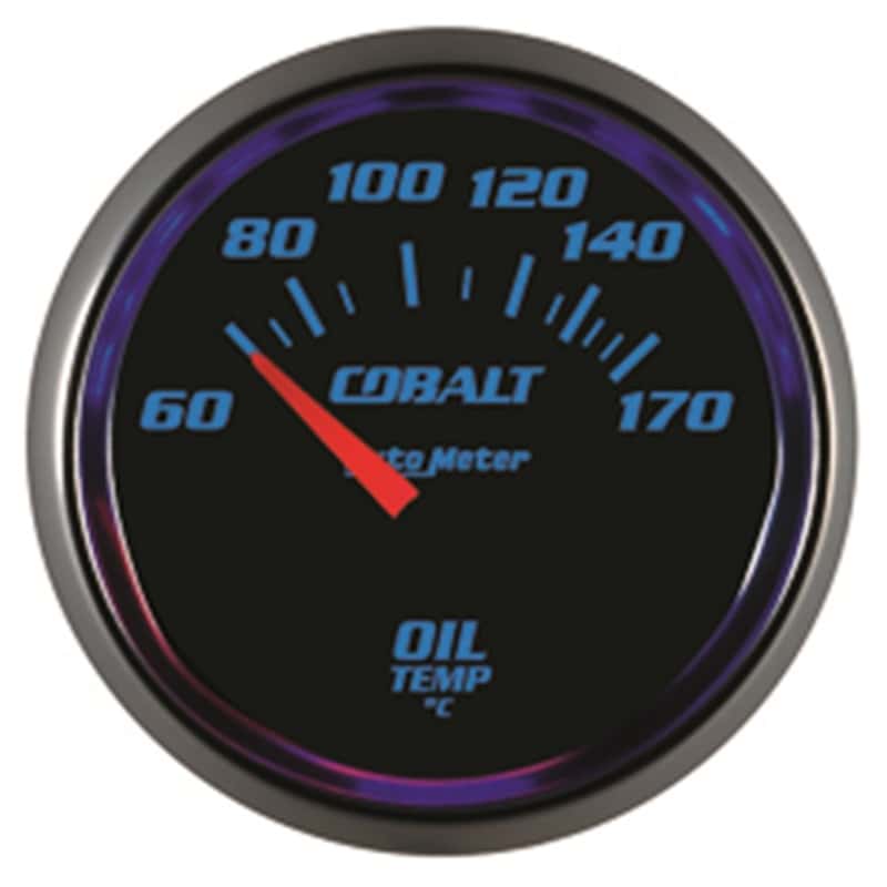 AutoMeter — Autometer Cobalt 52mm 60-170 deg. C Oil Temperature Gauge
GA 2" OILT 170C E CB - view 1