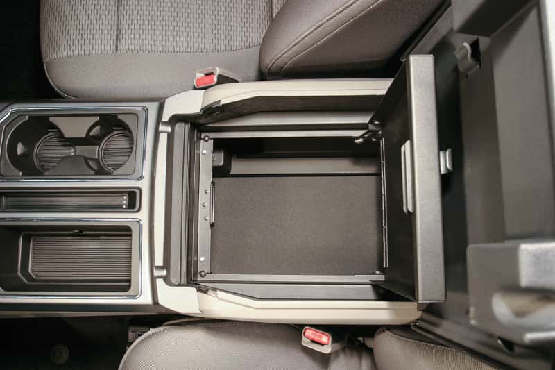 Tuffy Products — Tuffy Console Safe W/ Key Lock For Ford Fseries Flow Thru Console
Console Safe - view 3