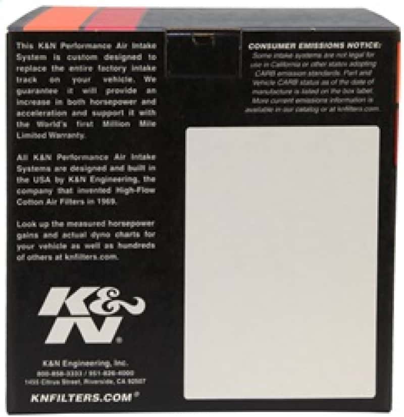 K&N Engineering — K&N 91-99 Dodge Stealth / Mitsubishi 3000GT V6-3.0L Performance Intake Kit
Performance Air Inta
Air Intake System - view 6