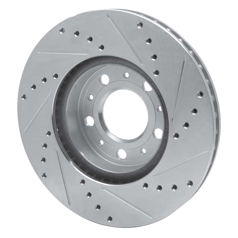 R1 Concepts — R1 95-04 Volvo S70 Front Left Drilled & Slotted Silver Brake Rotor
R1 Brake Rotor Drill - view 4