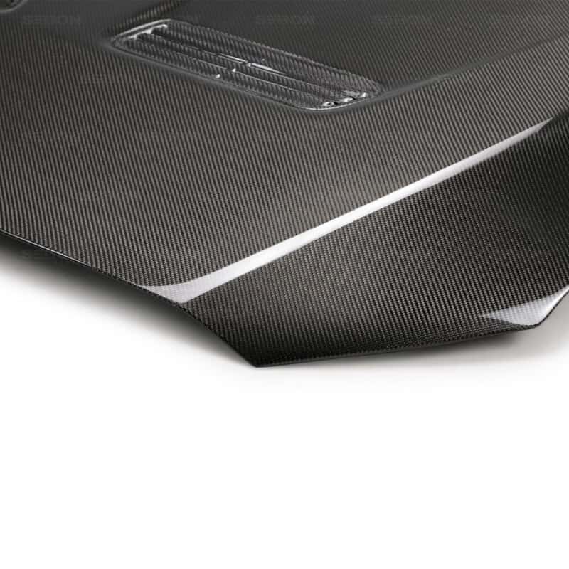Seibon — Seibon 08-12 Mitsubishi Evo X OEM style Carbon Fiber Hood - view 11