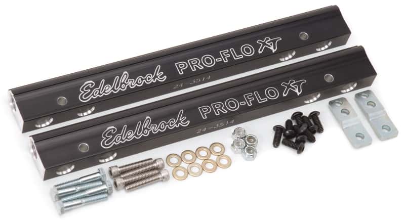 Edelbrock — Edelbrock EFI Fuel Rail Kit SBC Pro-Flo XT for Use On 7137 Intake
FUEL INJECTION COMPO - view 1