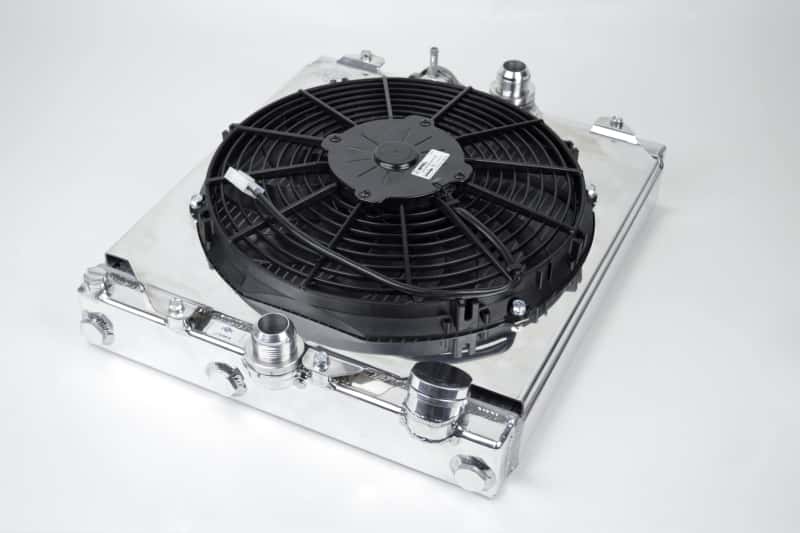 CSF — CSF Universal Half Radiator w/-16AN & Slip-On Fittings/12in SPAL Fan & Shroud
CSF Radiator
csf2858X - view 2