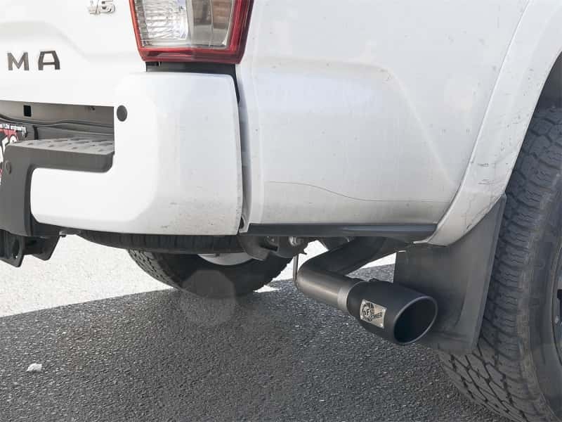 aFe — aFe MACH Force-Xp 2-1/2in 304 SS Cat-Back Exhaust w/Black Tips 2016+ Toyota Tacoma L4-2.7L / V6-3.5L
Cat-Back Exhaust - view 6