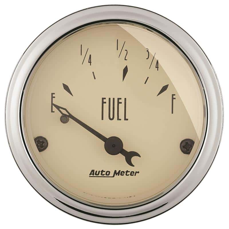 AutoMeter — Autometer 2in 73 E/8-12 F Antique Beige Fuel Level Gauge
GA 2" FUEL 73-10 AB - view 1