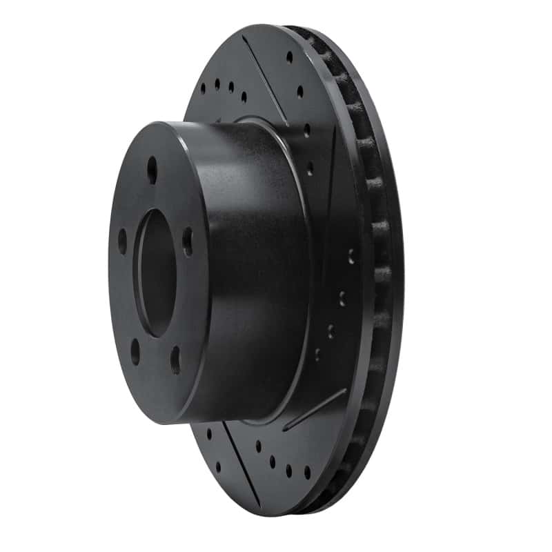R1 Concepts — R1 90-99 Jeep Cherokee Front Right Drilled & Slotted Black Brake Rotor
R1 Brake Rotor Drill - view 2