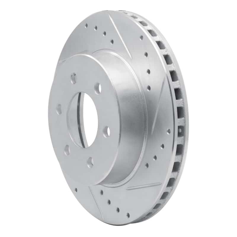 R1 Concepts — R1 1991-1996 Dodge Dakota 4WD Front Right Drilled & Slotted Silver Brake Rotor
R1 Brake Rotor Drill - view 2