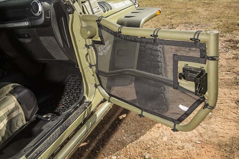 Rugged Ridge — Rugged Ridge Tube Door Covers Front Pair Black 07-18 Jeep Wrangler JK/JKU
Door Skin - view 4
