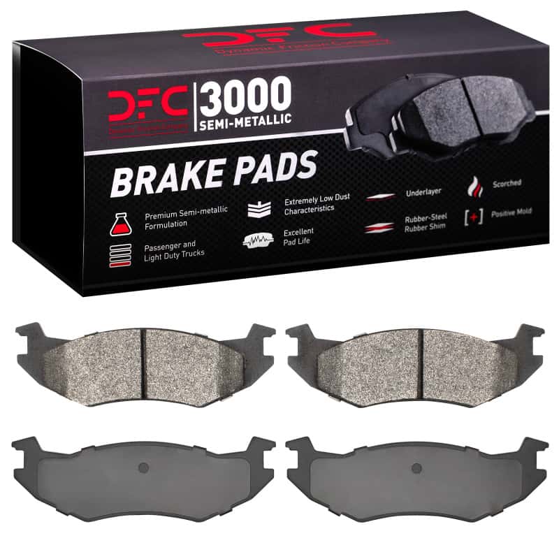 DFC — DFC 78-82 Dodge Rampage Front 3000 Semi-Metallic Brake Pads
DFC Brake Pad Set - view 5