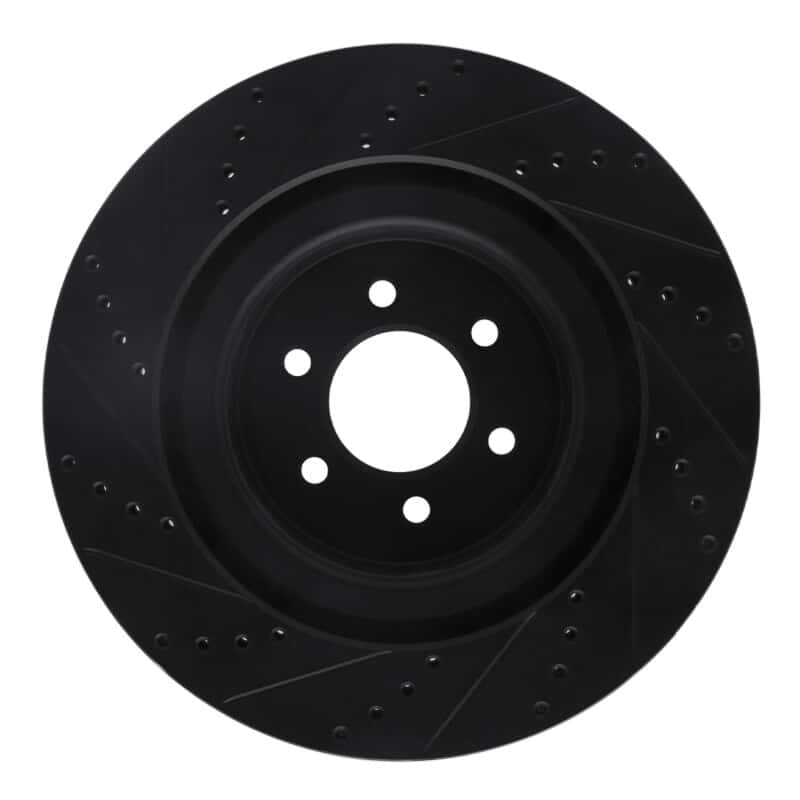 R1 Concepts — R1 2003-2017 Dodge Viper Front Right Drilled & Slotted Black Brake Rotor
R1 Brake Rotor Drill - view 5
