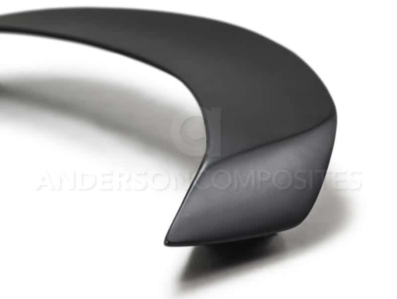 Anderson Composites — Anderson Composites 15-16 Ford Mustang GT 350 R Style Fiberglass Rear Spoiler - view 4