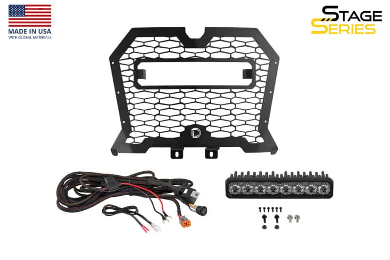 Diode Dynamics — Diode Dynamics 19-24 Polaris RZR XP SS10 Grille Sport White Combo - view 8
