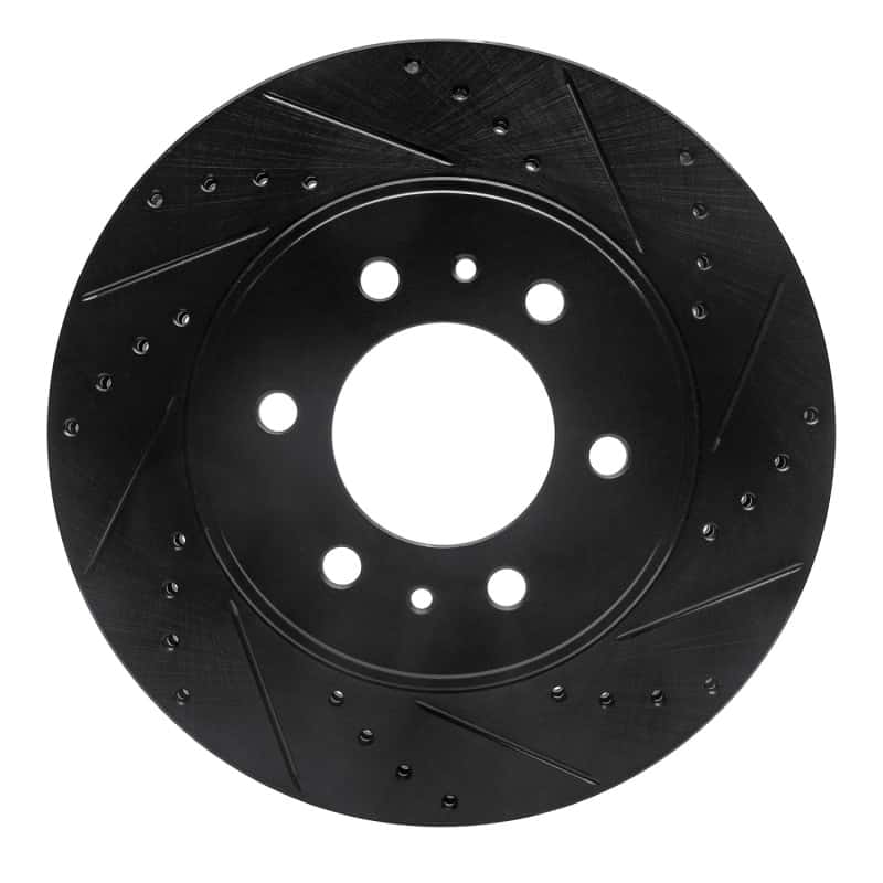R1 Concepts — R1 09-09 Ford F-150 RWD Front Right Drilled & Slotted Black Brake Rotor
R1 Brake Rotor Drill - view 1