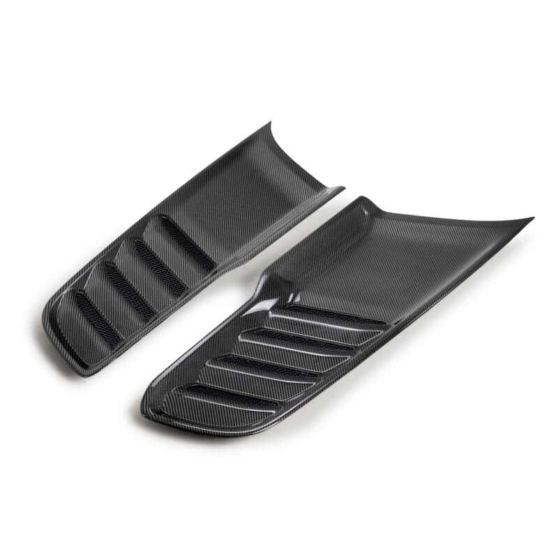 Anderson Composites — Anderson Composites 2021 Dodge RAM TRX Carbon Fiber Hood Vents - Type OE - view 1