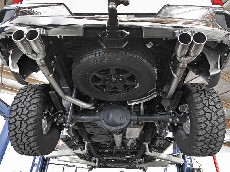 aFe — aFe Vulcan Series 3-2.5in 304SS Exh Cat-Back w/ Pol Tips 2019 GM Silverado/Sierra 1500 L4-2.7L (t)
Cat-Back Exhaust - view 4