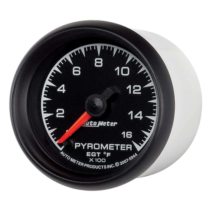 AutoMeter — Autometer ES 52.4mm Pyrometer 0-1600 Degree F FSE Gauge
GA 2" EGT 1600F S ES - view 3