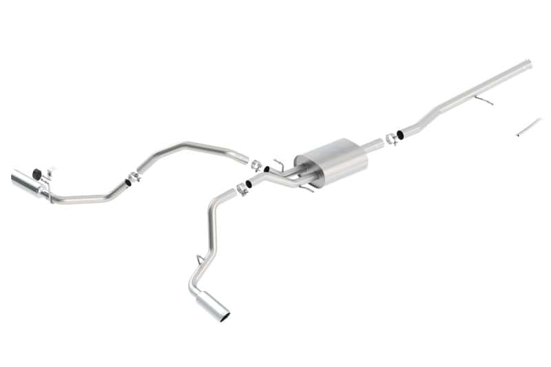 Borla — Borla 14 Silv/Sierra C/B Exhaust ATAK 1500 5.3L V8 AT/MT 2&4WD Ext Cab Split Side Exit
Cat-Back System
ExhstSysKt - view 3