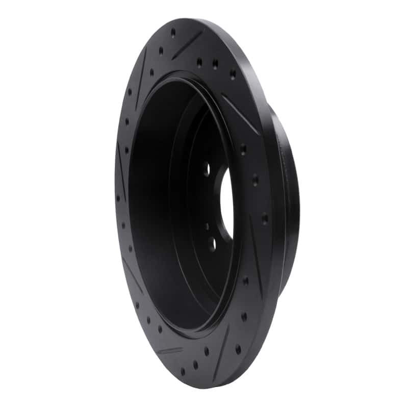 R1 Concepts — R1 05-10 Honda Odyssey Rear Right Drilled & Slotted Black Brake Rotor
R1 Brake Rotor Drill - view 4