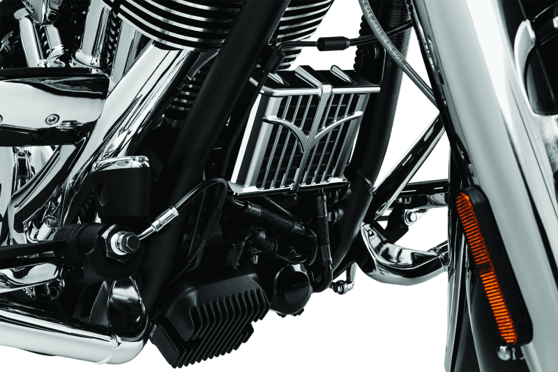 Kuryakyn — Kuryakyn Oil Cooler Cover 14-23 Indian Models Chrome - view 2