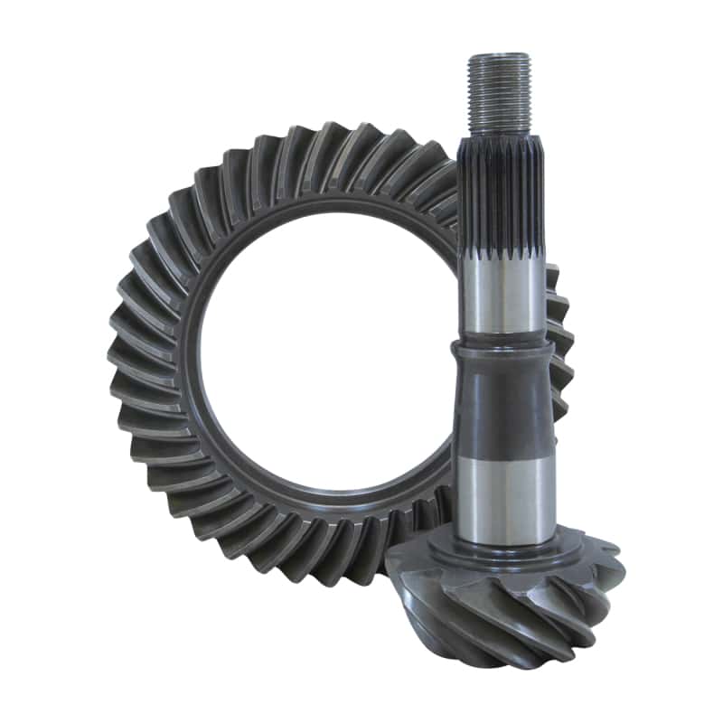 Yukon Gear & Axle — Yukon Gear High Performance Ring and Pinion Gear Set For GM 7.5in in a 4.56 Ratio w/ Small Parts
Ring & Pinion Set 
Ring/Pinion Set - view 1