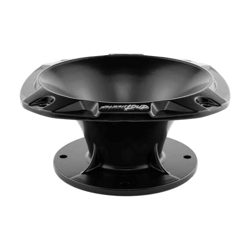 DS18 — DS18 2in Short Bolt-On Throat Horn 57 Degree 2.6in Depth Black Aluminum - view 2