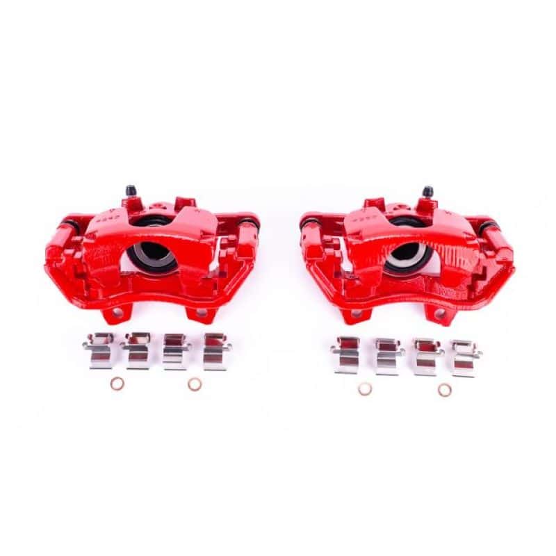 PowerStop — Power Stop 2018 Jeep Wrangler Rear Red Calipers w/Brackets - Pair
Caliper Set - view 1