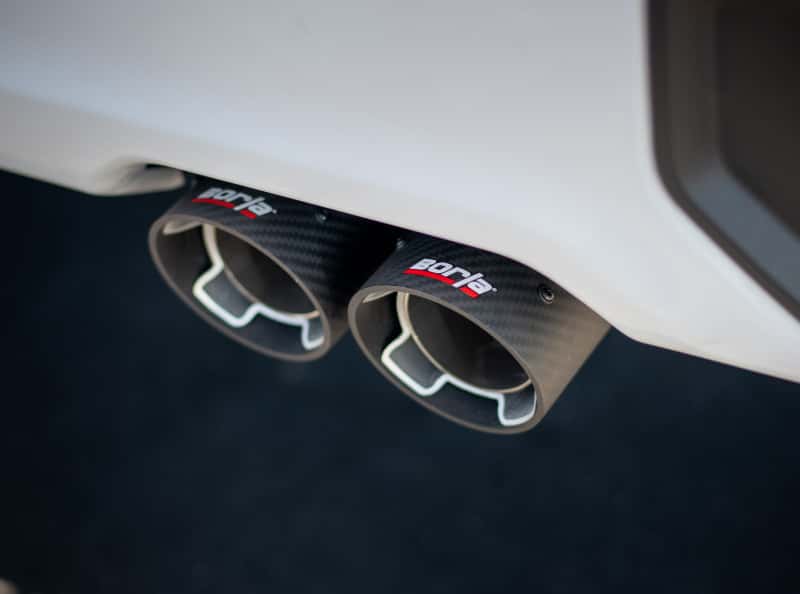 Borla — Borla 2019 Chevrolet Silverado 1500 6.2 w/ 147in WB 2.75in S-Type Catback Exhaust -Carbon Fiber Tips
Cat-Back System - view 2