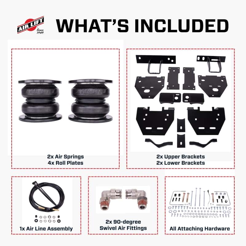 Air Lift — Air Lift 2023+ Ford F450 4WD DRW Non-Commercial 7500 XL Ultimate Air Spring Kit
Susp Leveling Kit - view 15
