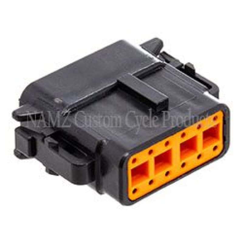 NAMZ — NAMZ Deutsch DTM 12-Position Plug w/12 Stamped Terminals & Wedgelock - Black (HD 74119-98BK) - view 2