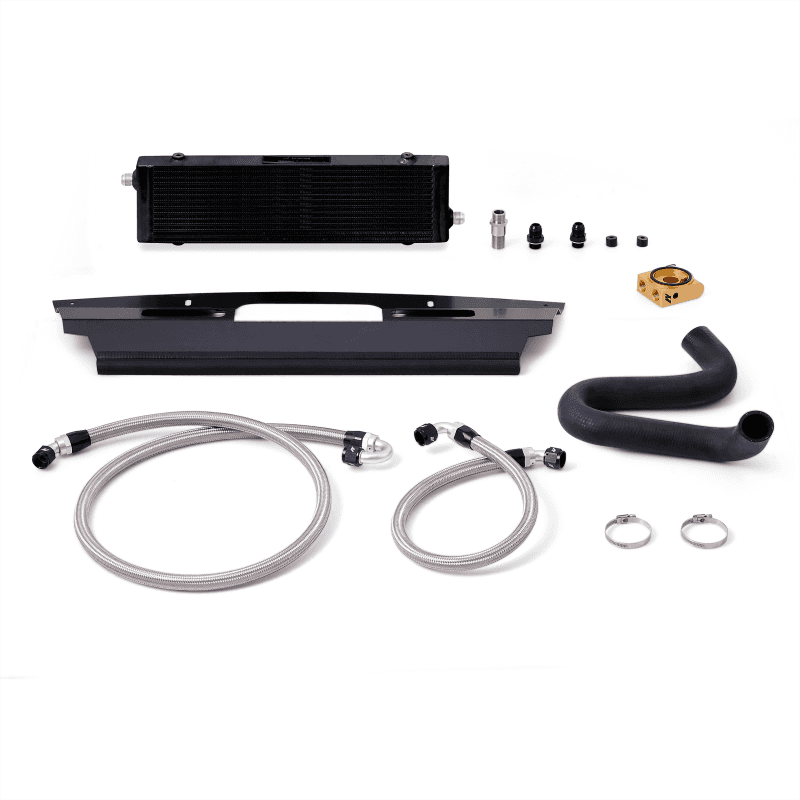 Mishimoto — Mishimoto 2015+ Ford Mustang GT Thermostatic Oil Cooler Kit - Black - view 3