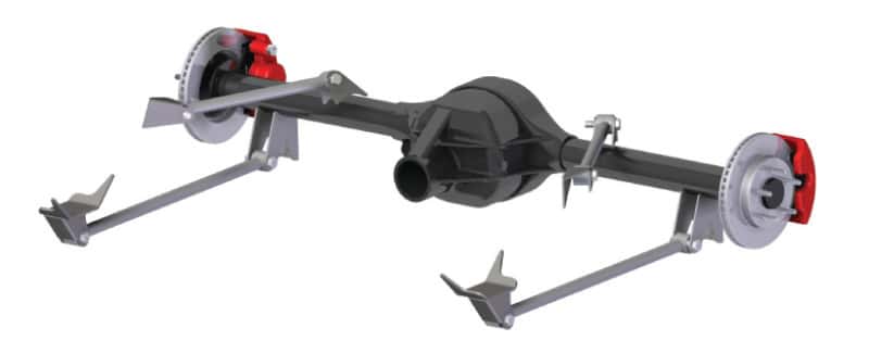 Ridetech — Ridetech Universal Weld-in Triangulated 4 Link Kit Black Powdercoated
Tri Link Black - view 3