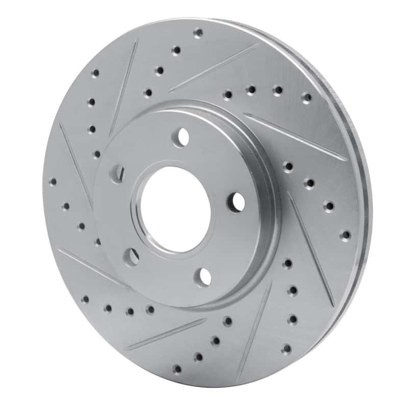 R1 Concepts — R1 10-13 Ford Transit CONNECT Front Left Drilled & Slotted Silver Brake Rotor
R1 Brake Rotor Drill - view 2