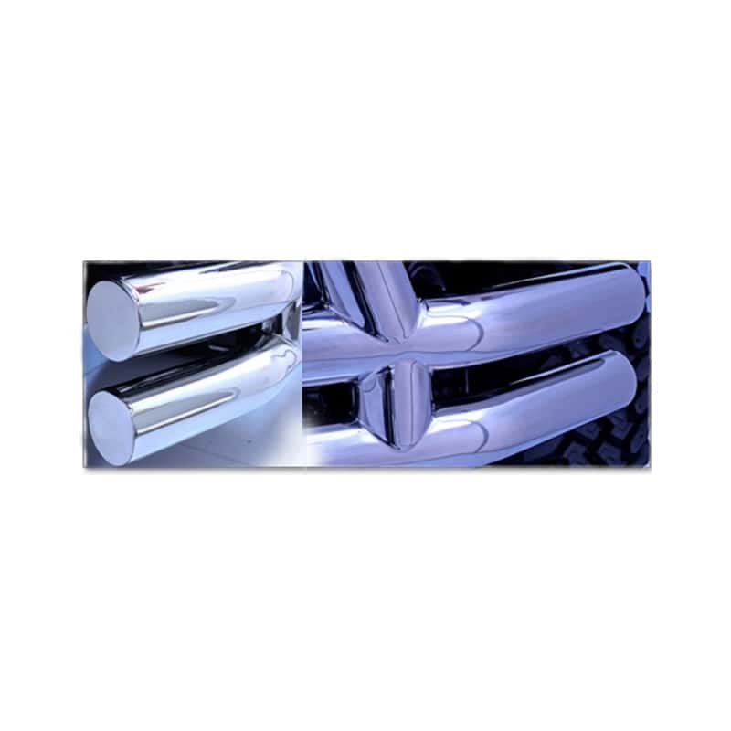 Rugged Ridge — Rugged Ridge 3-In Double Tube Front Bumper SS 76-06 Models
OFFROAD_BUMPERS
Bumper- Front - view 4