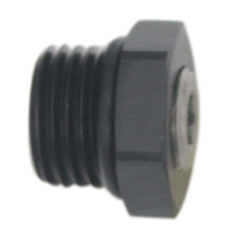 DeatschWerks — DeatschWerks 6AN ORB Male Plug Fitting with 1/8in NPT Gauge Port - Anodized Matte Black
Lines & Fittings - view 1