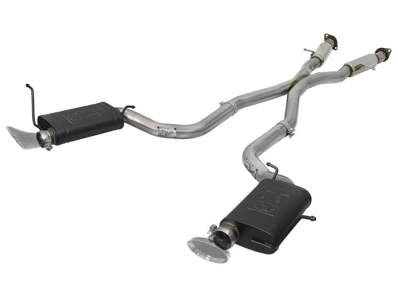 aFe — aFe MACHForce XP 12-17 Jeep Grand Cherokee WK2 SRT8 V8-6.4L 304SS Cat-Back Exhaust System
Cat-Back Exhaust - view 1