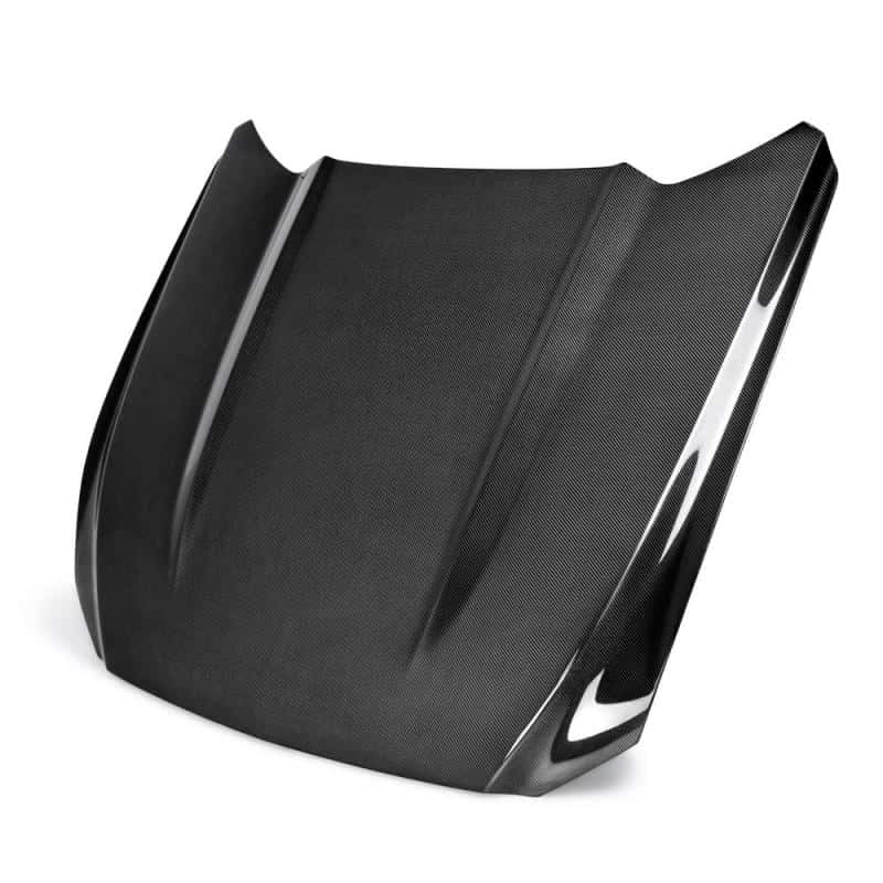 Anderson Composites — Anderson Composites 15-17 Ford Mustang Eco Boost Type-OE Double Sided Hood - view 2