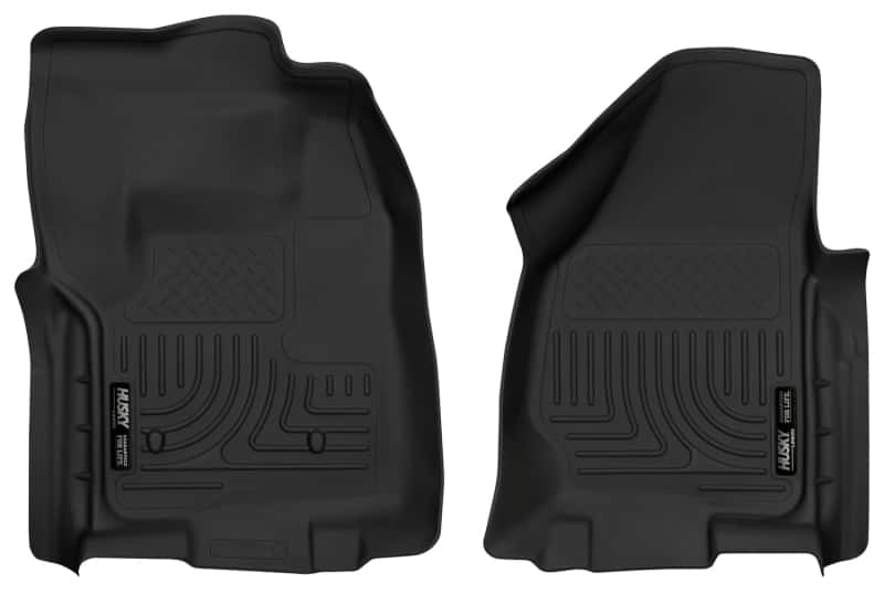Husky Liners — Husky Liners 2012.5 Ford SuperDuty/F-250/F-350 Regular Cab WeatherBeater Black Floor Liners
Floor Liners - view 1