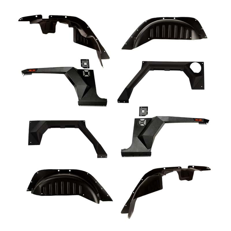 Rugged Ridge — Rugged Ridge XHD Armor Fenders and Liner Kit 07-18 Jeep Wrangler JK 2-Door
OFFROAD_ARMOR
Fender - view 1