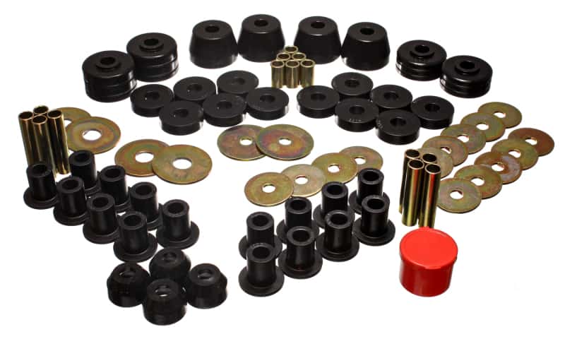 Energy Suspension — Energy Suspension 85-92 VW Golf/GTI/Jetta / 72-93 Dodge Ramcharger Blk Hyper-flex Master Bushing Set
Master Bushing Kit - view 5