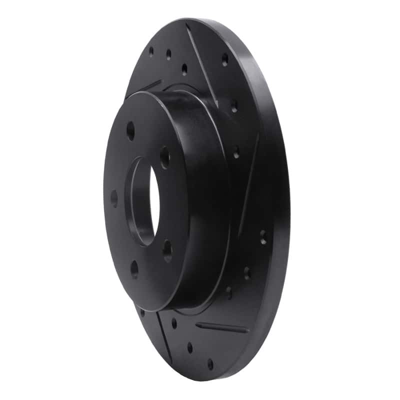 R1 Concepts — R1 04-12 Chevrolet Malibu Rear Right Drilled & Slotted Black Brake Rotor
R1 Brake Rotor Drill - view 2
