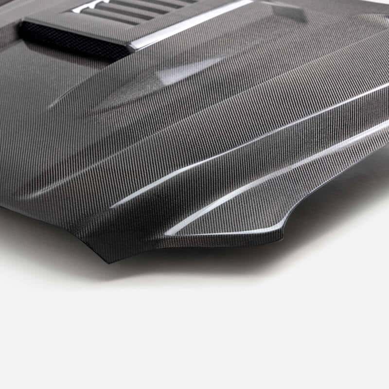Seibon — Seibon 2024+ Toyota Tacoma TR-Style Carbon Fiber Hood - view 7